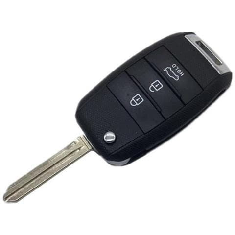 Guscio Di Ricambio Per Chiave Auto Hyundai Kia, 3 Pulsanti, Chiave A Scatto (lama Scanalata A Destra) - Foto 2