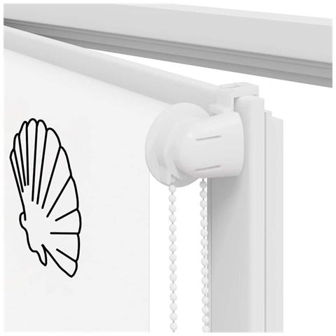 Tenda a Rullo Doccia 60x240 cm Larghezza Tessuto 56 cm - Foto 9