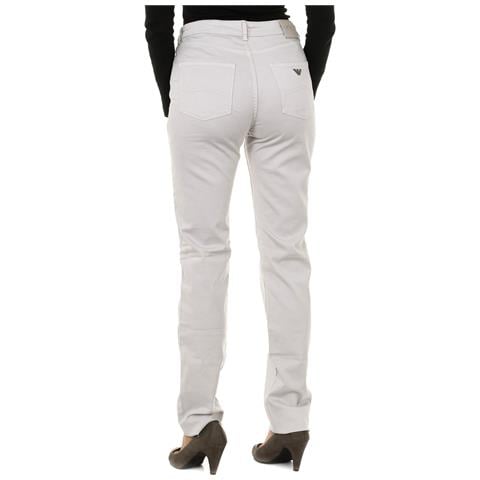 Pantaloni Lunghi Donna In Tessuto Stretch Vestibilità Regolare 6y5j18-5n0rz - Foto 3