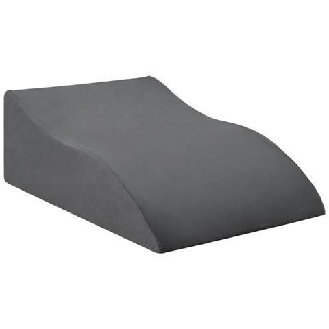 Cuscino per Gambe Grigio 68 x 41 x 21 cm Schiuma PU - Foto 1