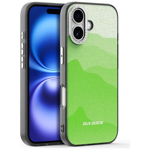 Cover per iPhone 17 - TPU+PC+Pelle /PU, Verde, MagSafe - Foto 1
