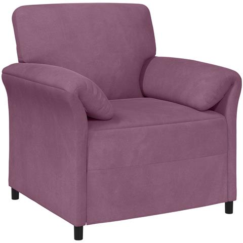 Divano 1 posto Viola 88 x 83 x 95 cm Velluto - Foto 1