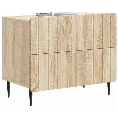 Armadio da Notte con cassetto Rovere Sonoma 62 x 34,5 x 49,5 cm - Foto 2