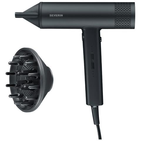 0170 asciuga capelli 2000 W Nero - Foto 1