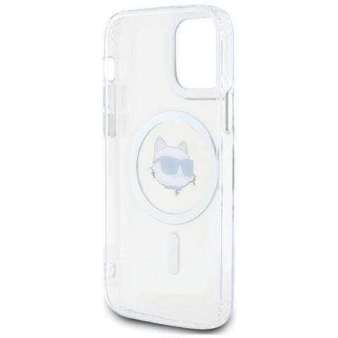 Karl Lagerfeld Iml Metal Choupette Head ""magsafe"" Cover Per Iphone 12"" - Bianco - Foto 7