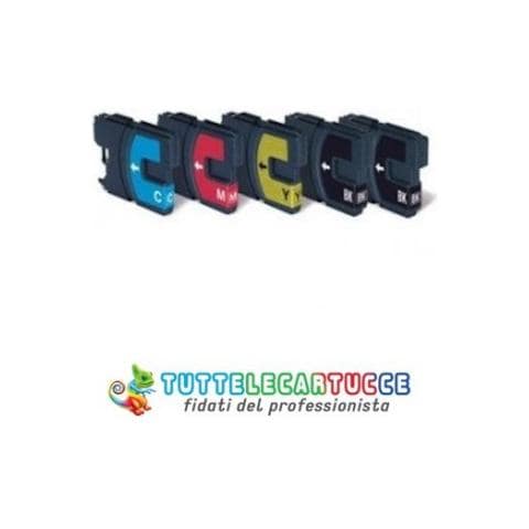 5 Cartucce Compatibili Brother Lc-985 2 Nere + 1 Per Colore Multipack - Foto 2
