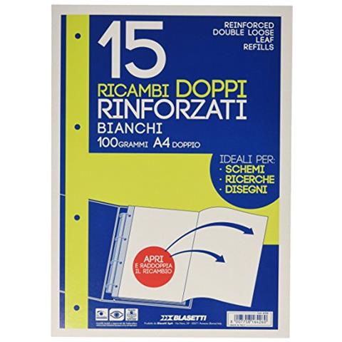 Ricambi Rinf Doppi A4 Bco 15ff 100g - Foto 1