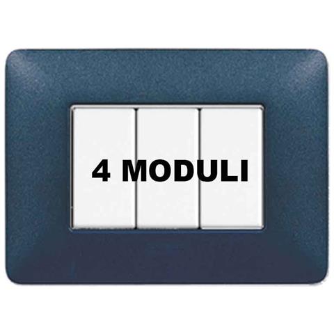 Placca 4 Moduli - Blu Mercurio - Matix Textures - Foto 2