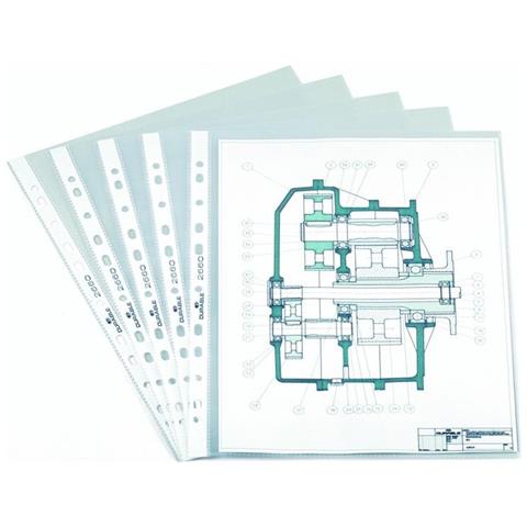 Buste Foratura Universale Ppl Standard Quality Buccia D'arancia A4 100pz - Foto 1