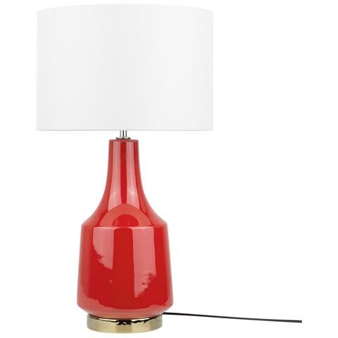 Lampada Da Tavolo In Ceramica Rossa Triversa - Foto 30