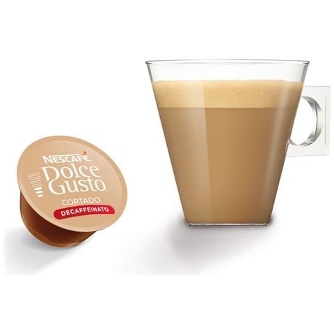 Nescafé Capsule Dolce Gusto, Cortado Macchiato Decaffeinato - Conf. 16 Capsule - Foto 3