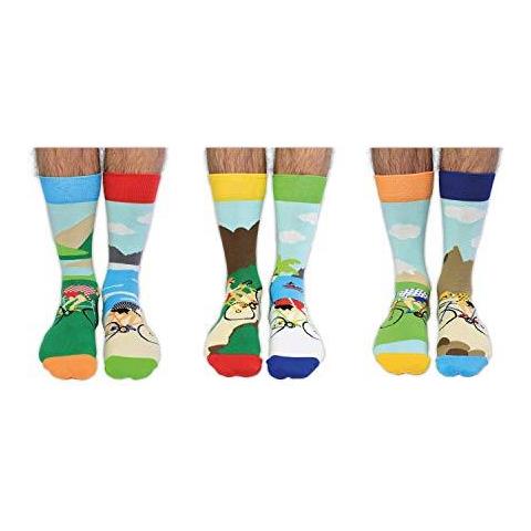 On Your Bike - Regno Oddsocks - 6 Oddsocks Per Gli Uomini Nel Regno Unito 6-11 Euro 39-46 Degli Stati Uniti 7-12 - Foto 2