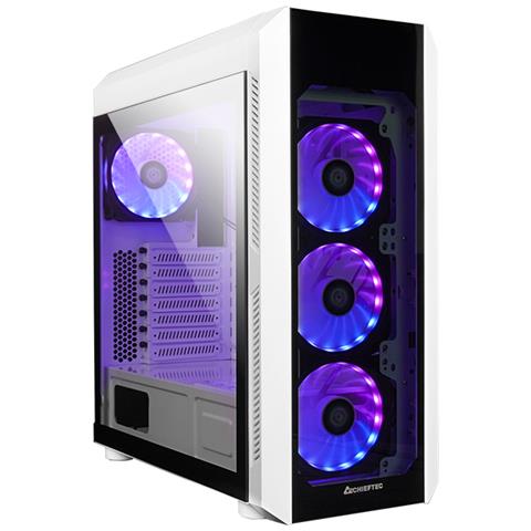 Chieftec GL-03W-OP computer case Midi Tower Bianco - Foto 1