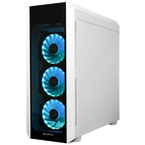 Chieftec GL-03W-OP computer case Midi Tower Bianco - Foto 2
