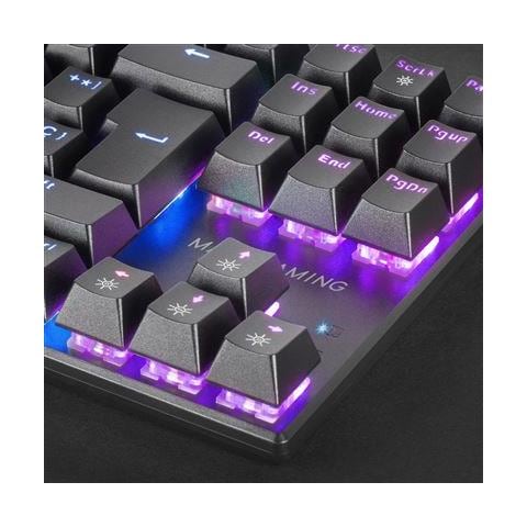 Tastiera Gaming USB Meccanica MK80 Retroilluminata Colore Nero (Layout Italiano) - Foto 4