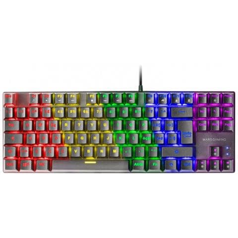 Tastiera Gaming USB Meccanica MK80 Retroilluminata Colore Nero (Layout Italiano) - Foto 1
