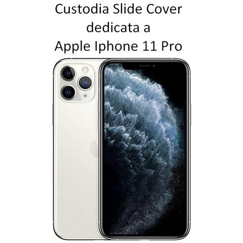 Custodia Tpu Silicone Slide Cover Case Per Apple Iphone 11 Pro Pink - Foto 2