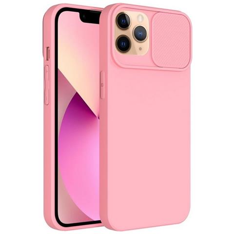 Custodia Tpu Silicone Slide Cover Case Per Apple Iphone 11 Pro Pink - Foto 1