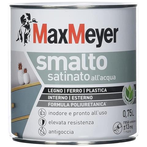Smalto Ad Acqua Satinato Colore Verde 0,75 L - Foto 2