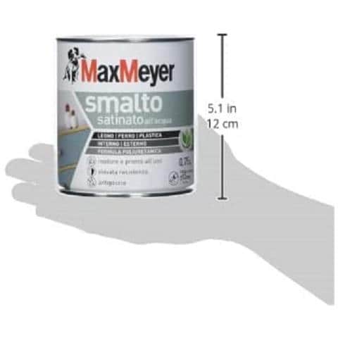 Smalto Ad Acqua Satinato Colore Verde 0,75 L - Foto 1
