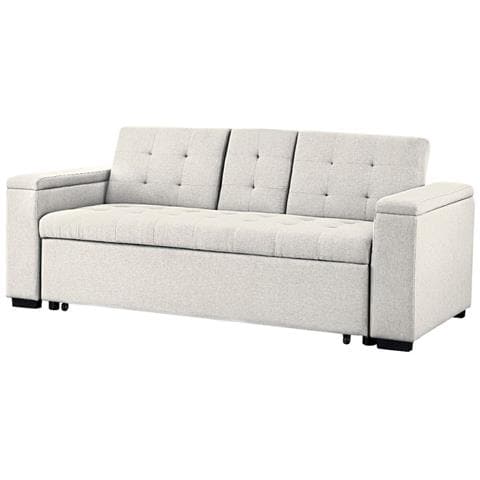 Noho Divano Letto 3 Posti In Tessuto Beige - Foto 5