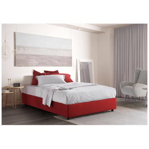 TALAMO ITALIA Letto Matrimoniale Maria Letto Contenitore Con Rivestimento In Tessuto 100% Made In Italy Apertura Frontale Adatto Per Materasso Cm 160x200 Rosso OG12469 TALAMO ITALIA Letto Matrimoniale Maria Letto Contenitore Con Rivestimento In Tessuto 100% Made In Italy Apertura Frontale Adatto Per Materasso Cm 160x200 Rosso OG12469