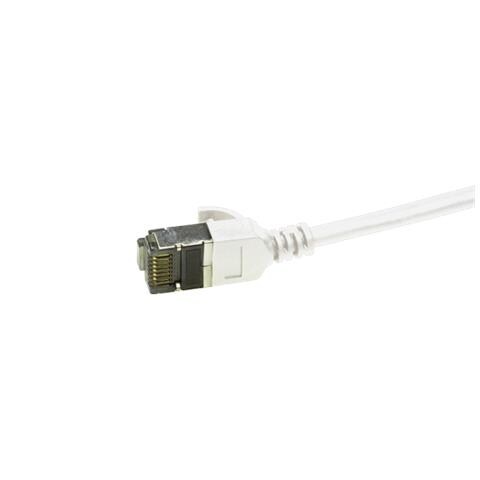 Logilink Ultraflex Slimline Cavo Di Rete Bianco 1 M Cat6a S/utp [stp] (kabel Lan U/ftp [patchkabel] Slim Cat6 1m White) - Foto 3