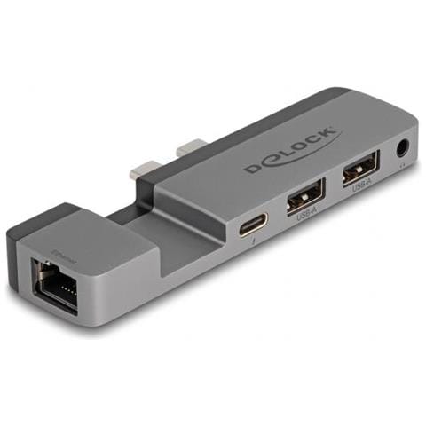 87757 Replicatore Di Porte E Docking Station Per Notebook Thunderbolt 4 Nero, Grigio - Foto 1