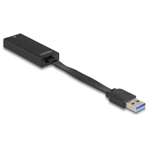 66245 Adattatore Per Inversione Del Genere Dei Cavi Usb Type-a Rj-45 Nero - Foto 2