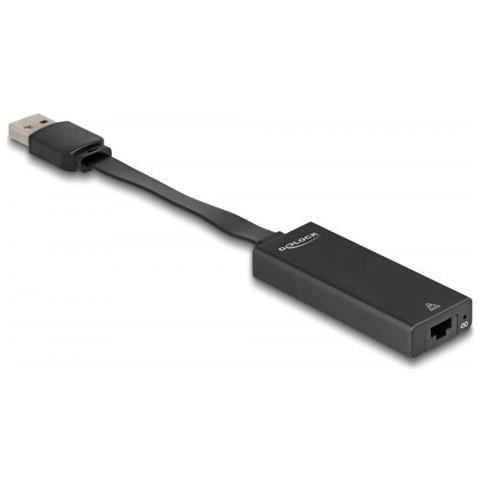 66245 Adattatore Per Inversione Del Genere Dei Cavi Usb Type-a Rj-45 Nero - Foto 1