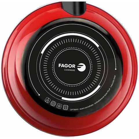 Padella Fagor Optimax Rosso Acciaio Smaltato (ø 18 Cm) - Foto 3