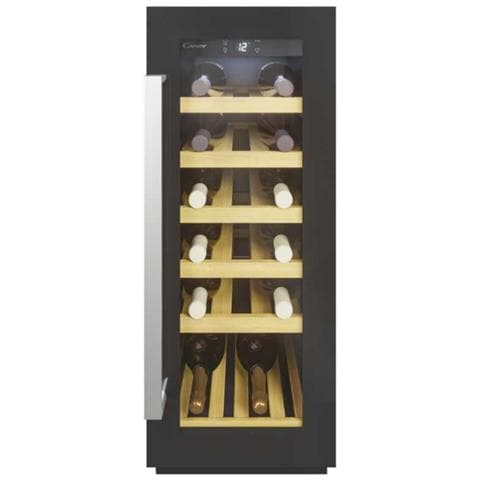 Cantinetta Vino da Incasso CCVB 30F / 1 con Singola Temperatura Capacità 20 Bottiglie Classe F Colore Nero - Foto 1