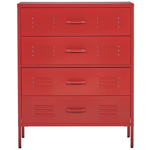 Cassettiera Enago Metallo Rosso - Foto 2