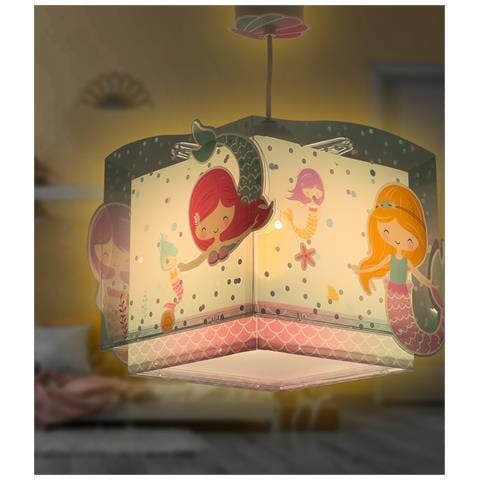 Lampada A Sospensione Per Bambini Mermaids Sirene - Foto 1