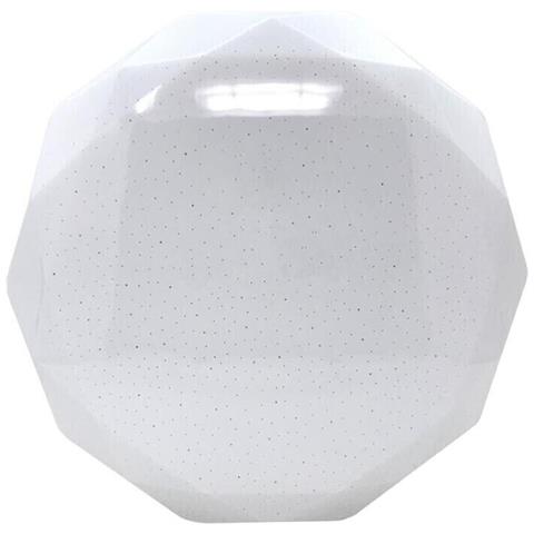 Plafoniera Led Luce Calda Lampadario Da Soffitto Effetto Brillantini 36 W C0236c - Foto 6