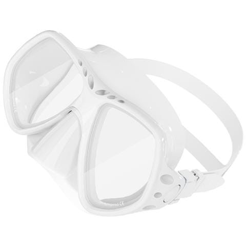 Maschera Subacquea - Maschera Snorkeling Integrale Per Una Visione Subacquea Nitida White - Foto 3