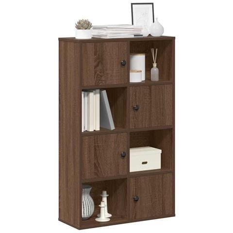 Libreria Rovere Marrone 60x24x101,5 Cm In Legno Multistrato - Foto 1