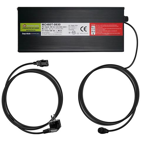 Caricatore Per Trottinette Dualtron Con Connettore Lp-16 72v / 5a, Nero - Foto 4