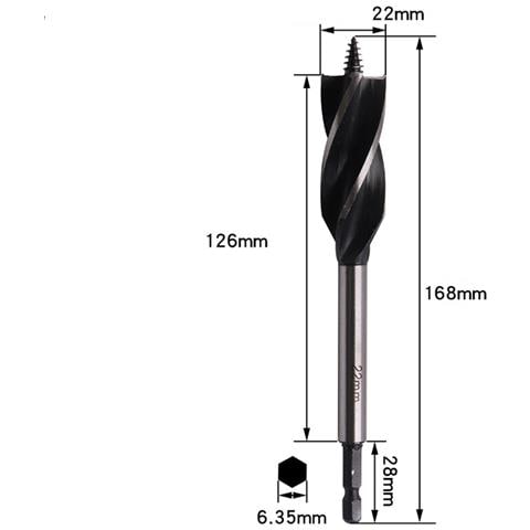 Punta Da Trapano A Foro Quadrato Per Lavorazione Del Legno - Efficiente Design A Quattro Scanalature Modello 7 - Foto 1