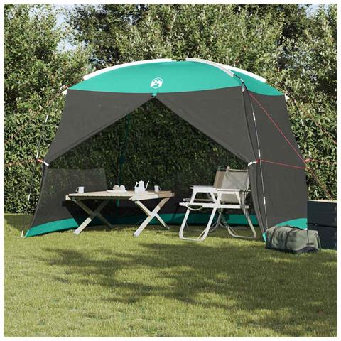 Rete Antizanzare da Campeggio con Porta Verde per 4 Persone Impermeabile - Foto 2