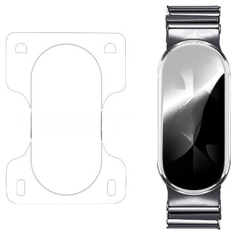Protezione Schermo In Vetro Temperato Trasparente Compatibile Con Xiaomi Band 7/8/9 Con Applicatore - Foto 3
