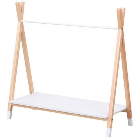 Armadio In Legno E Bianco Lou - Foto 1