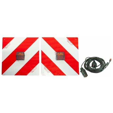 Kit Pannelli 423x423mm Con Fanali Led 12v Per Segnalazione Su Strada - Foto 1