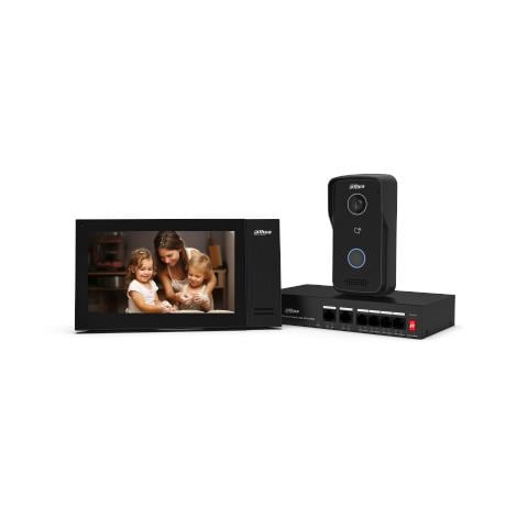 DHI-VTO2111D-P-S3 sistema per video-citofono 2 MP 17,8 cm (7") Nero - Foto 1