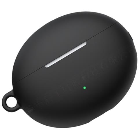 Custodia Protettiva In Silicone Compatibile Con Huawei Freebuds 6i Con Gancio, Disponibile In Vari Colori Black - Foto 3