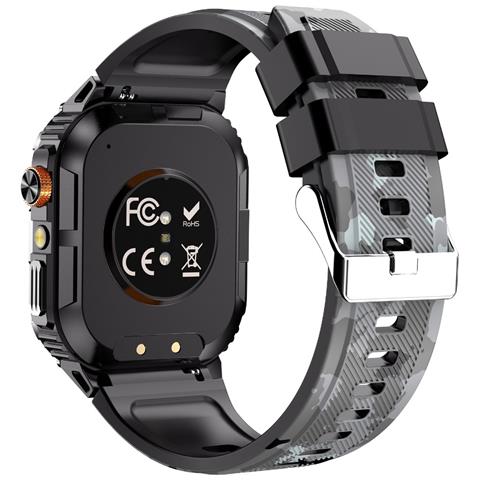 Smartwatch Multifunzione Con Monitoraggio Della Salute E Chiamate Bluetooth White+black - Foto 2
