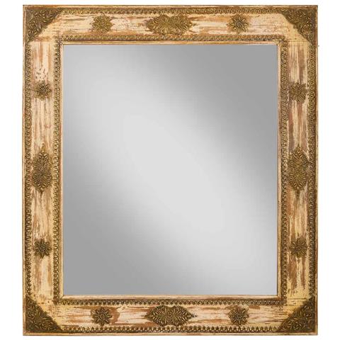 Specchio In Legno Marrone 109x3x125h - Foto 2