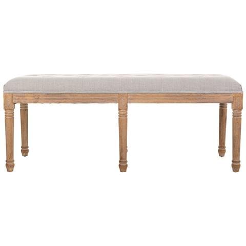 Panca In Legno Grigia 122x41x48 Cm - Foto 2