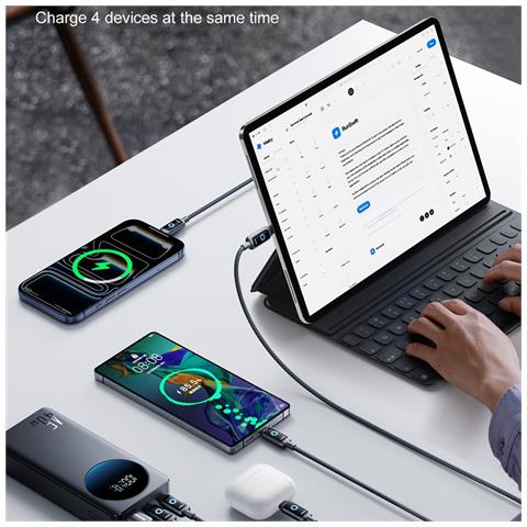 Power Bank - Nero, 20000 mAh, 45W - Foto 4