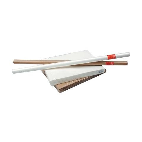 pz. 1 Carta Kraft in rotolo. Bianco 100x500cm 80 gr CKRW5 - Foto 1